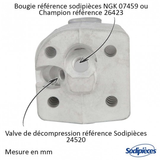 Cylindre piston débroussailleuse pour Stihl Ø 40 mm 4116 020 1215