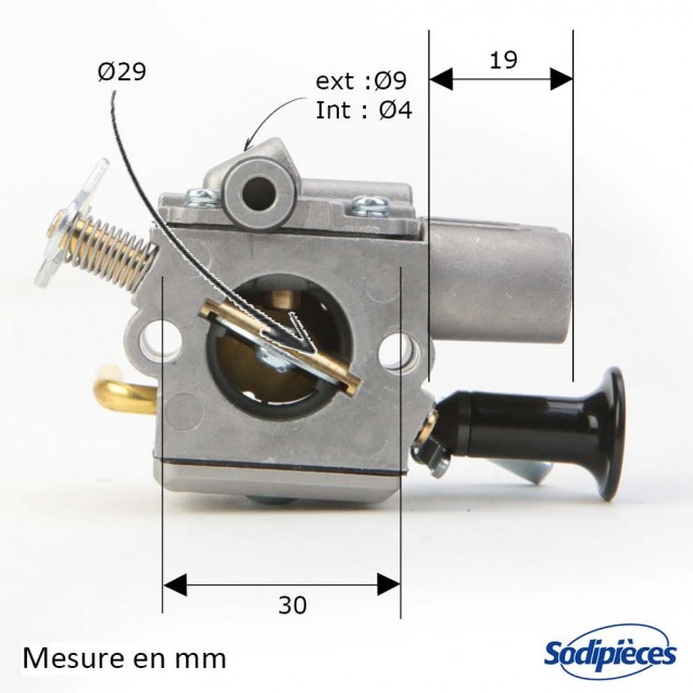 Carburateur pour Stihl N°1149 120 0612