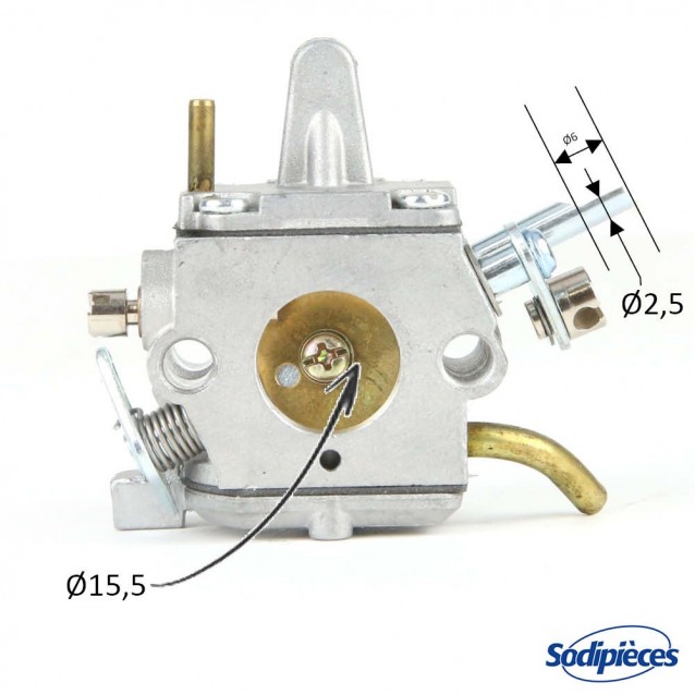 Carburateur remplace Stihl pour modèles FS400 - FS450 - FS480 - SP400 - SP450 - SP451 - SP481