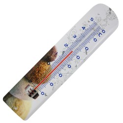 Thermomètre Spear & Jackson métal imprimé zen galet