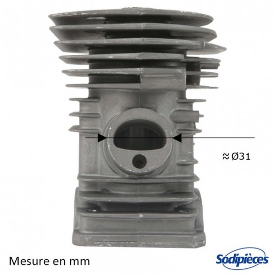 Cylindre pour tronconneuse Husqvarna 340, 345, 350. Diametre 42 mm