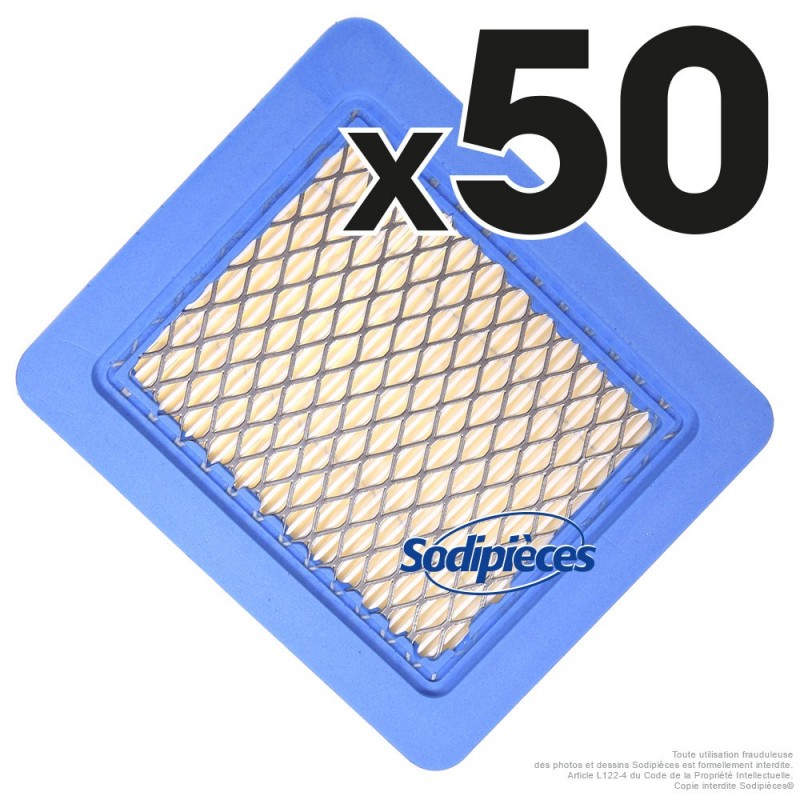Filtre à air pour Briggs et Stratton 399959. 50 ex