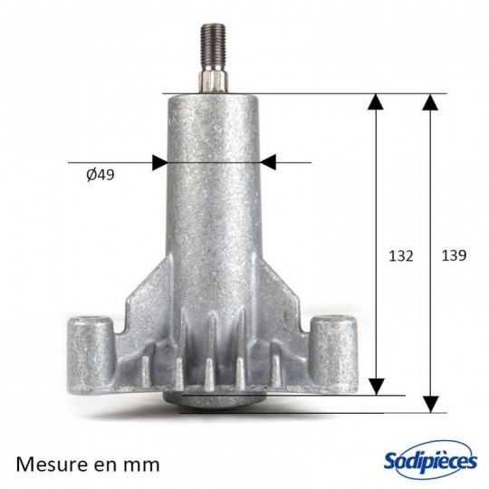 Palier de lame pour AYP N° 130794, Husqvarna N° 532130794