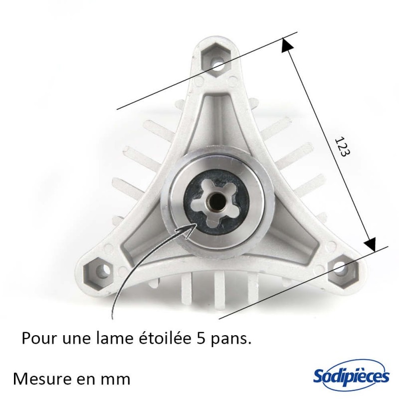 Palier de lame pour AYP N° 130794, Husqvarna N° 532130794