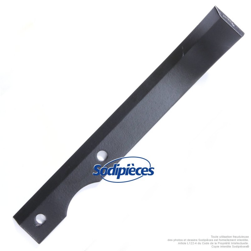 Outil de fraise gauche type bineur diamètre 360 mm longueur 220 mm