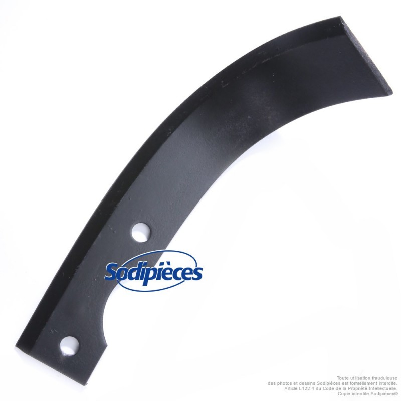 Outil de fraise gauche type labour pour fraises 360 mm. L : 240 mm