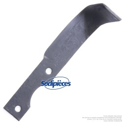 Couteau gauche pour Agria. N°1250-210 99, NH19548, 1250-210 98, NH19549