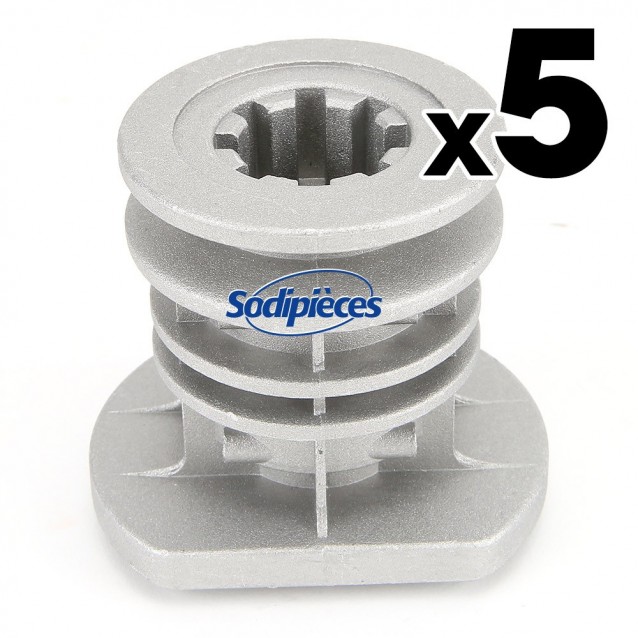 Supports de lame pour Castelgarden. Par 5