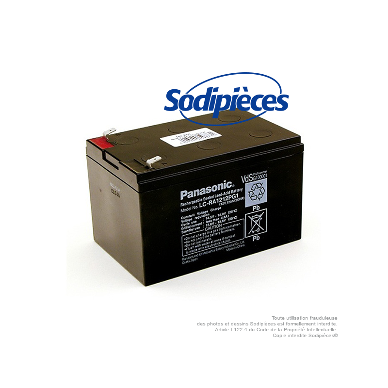 Batterie de démarrage 12V. 12 Ah