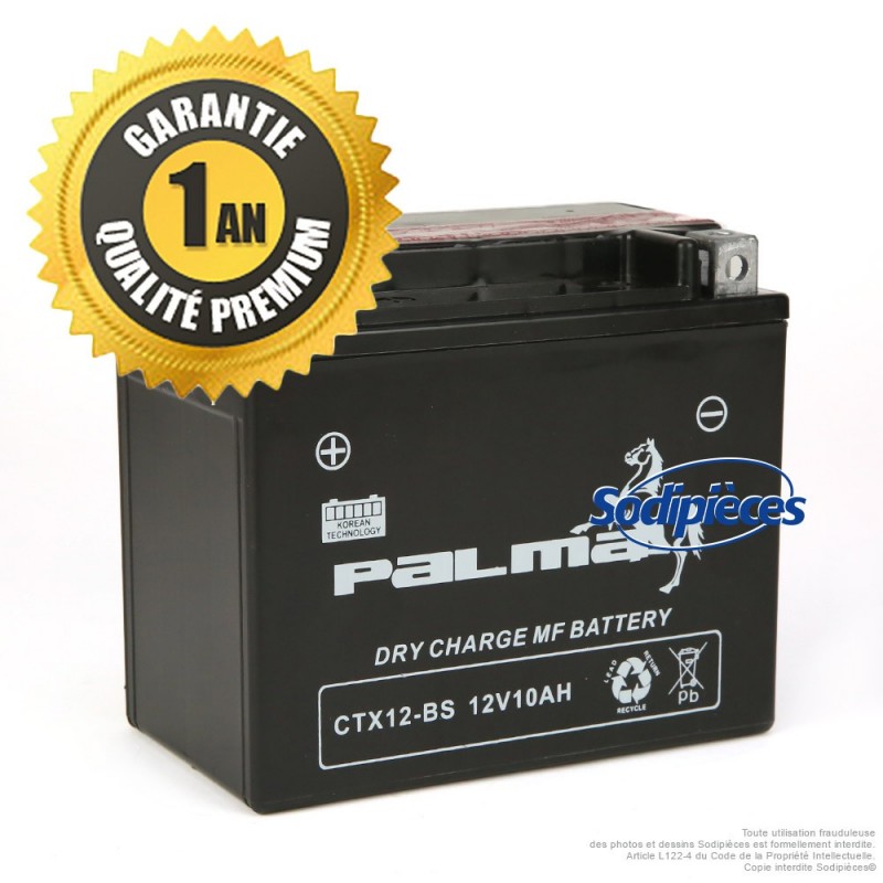 Batterie tondeuse Premium Palma CTX12-BS Matijardin Pièce neuve 