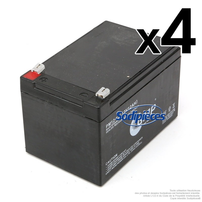 Batterie de démarrage 12V. 12 Ah