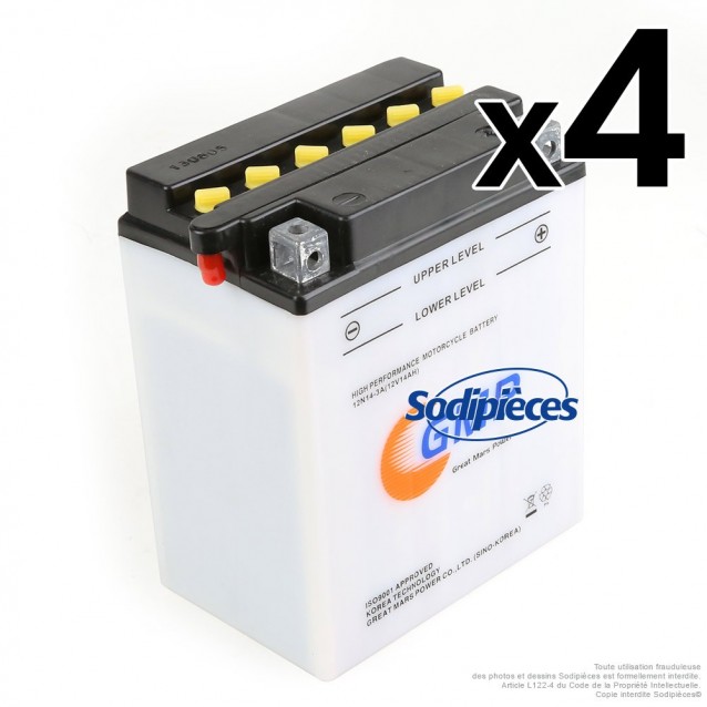 Batterie 12N14-3A.1er Prix. Batterie tondeuse.
