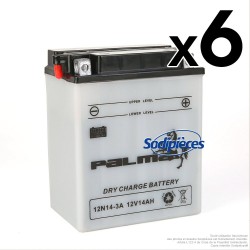Batterie sèche Premium Palma 12N14-3A. Par 6