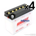 Batterie 12N18-3A. 1er Prix. Batterie tondeuse. Par 4