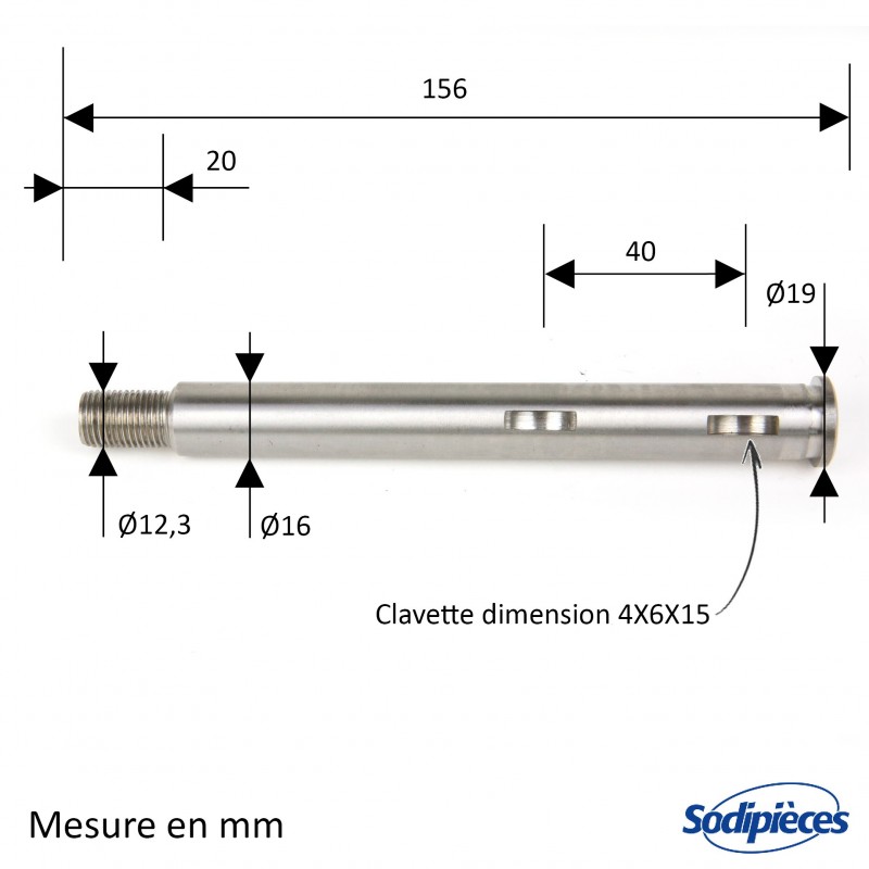 Arbre de palier pour Murray 23180