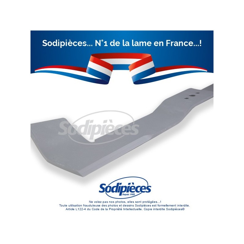 Lame tondeuse 64 cm. Al. 13 mm. Pour Iseki