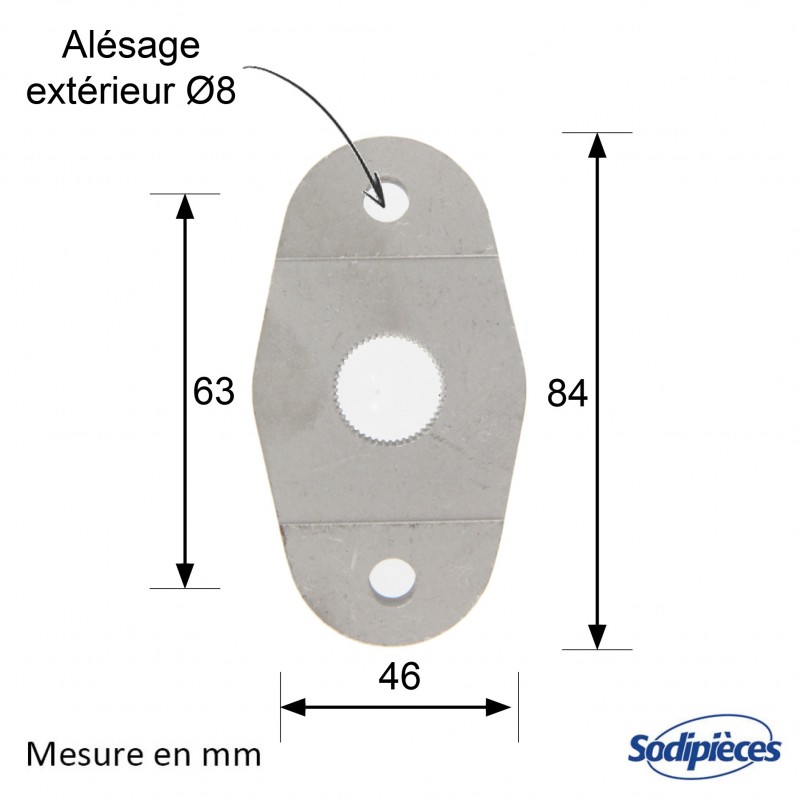 Support de lame pour MTD N° 7530210