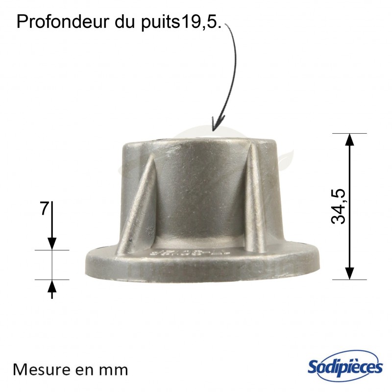 Support de lame pour Castelgarden N° 22463016/0