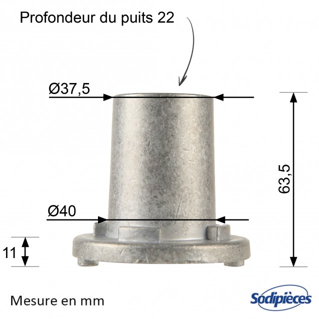 Support de lame  pour Stiga. Modèle Multiclip. N° 1111-2142-01
