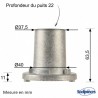 Support de lame  pour Stiga. Modèle Multiclip. N° 1111-2142-01