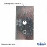 Support de lame pour AYP/Husqvarna 189179 pour 345HE, 345HLE, HE32 N° 189179