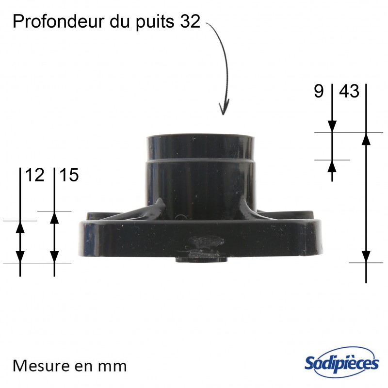 Support de lame pour Castelgarden N° 22463186-1