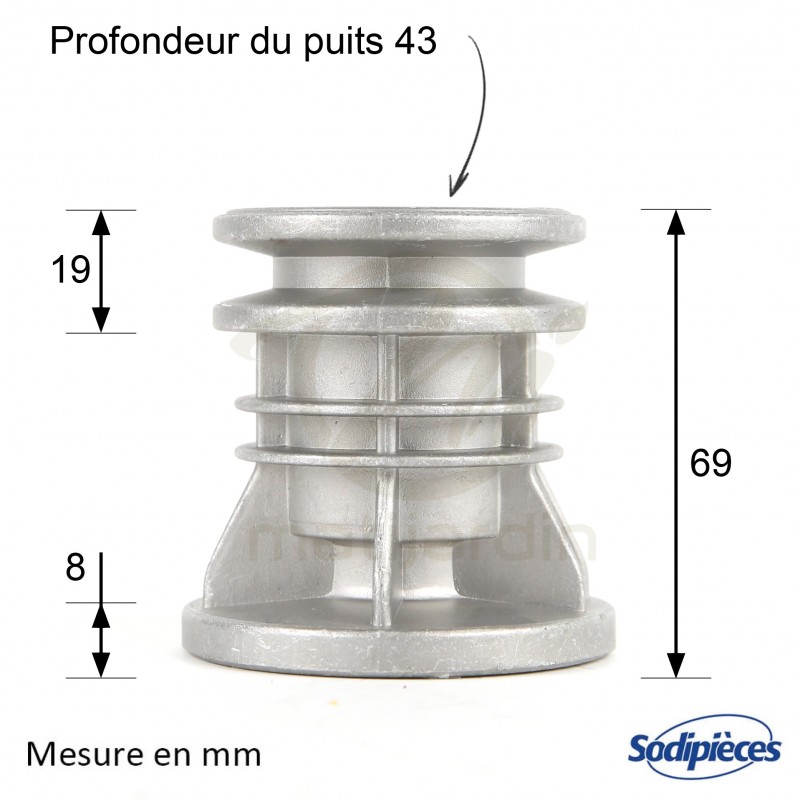 Support de lame pour Castelgarden N° 22465611/0