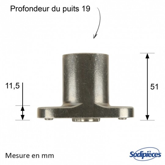 Support de lame pour MTD. N° 748-0377C, 748-0377E