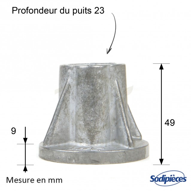 Support de lame pour Castelgarden N° 11463021/0