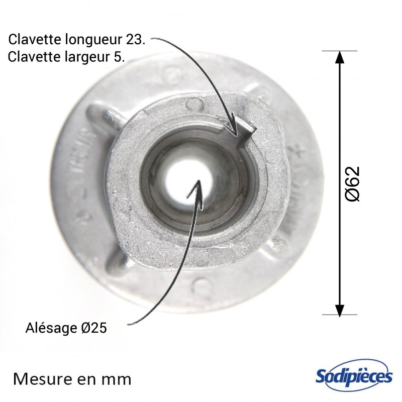 Support de lame pour Castelgarden N° 11463021/0