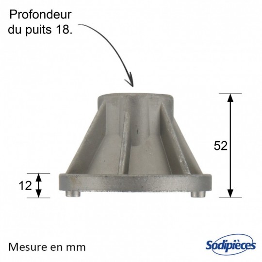 Support de lame pour Efco LR43PB, LR44PB, LR47PB, LR48PB. N° 660300A