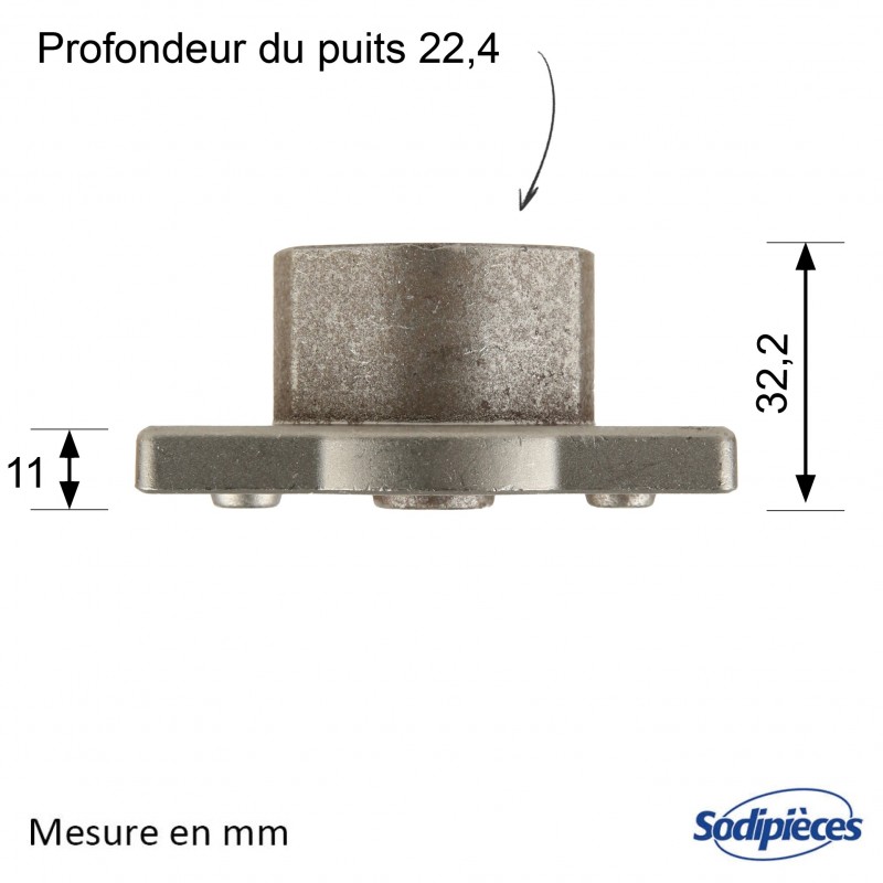 Support de lame pour AYP N° 851514