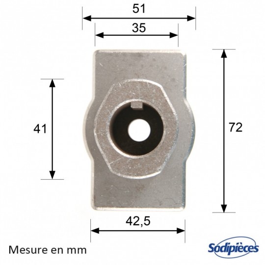 Support de lame pour AYP N° 851514