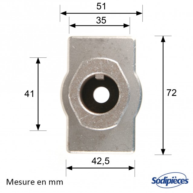 Support de lame pour AYP N° 850977