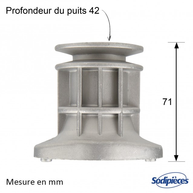 Support de lame pour EFCO LR47TB, LR47TBQ , LR53TBX. N° 66030256