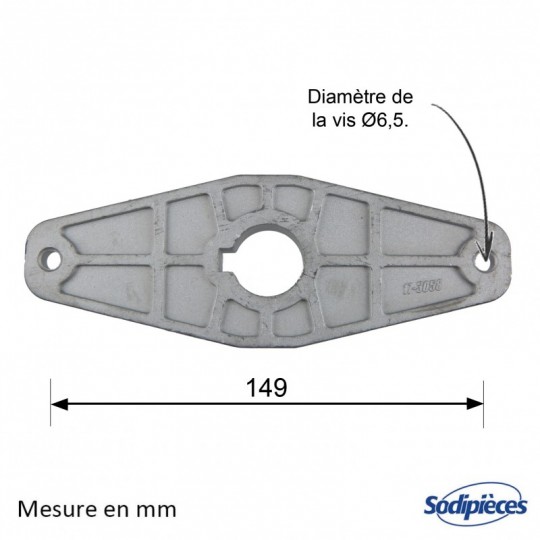 Support de lame  pour Stiga. Pour Park 2000, 2002, Village, Garden. N° 1134-2082-01