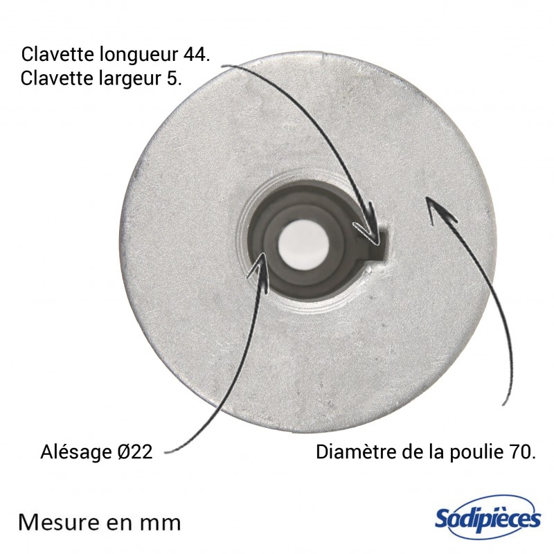 Support de lame pour EFCO. N° 66030256R