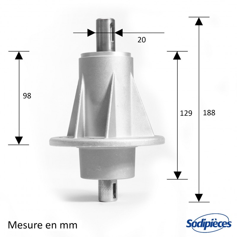 Palier de lame pour Castelgarden N° 82207201/0