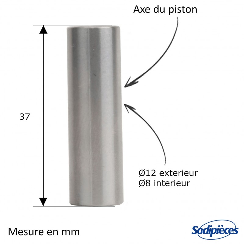 Cylindre piston tronçonneuse Husqvarna 372 XP Ø 52mm