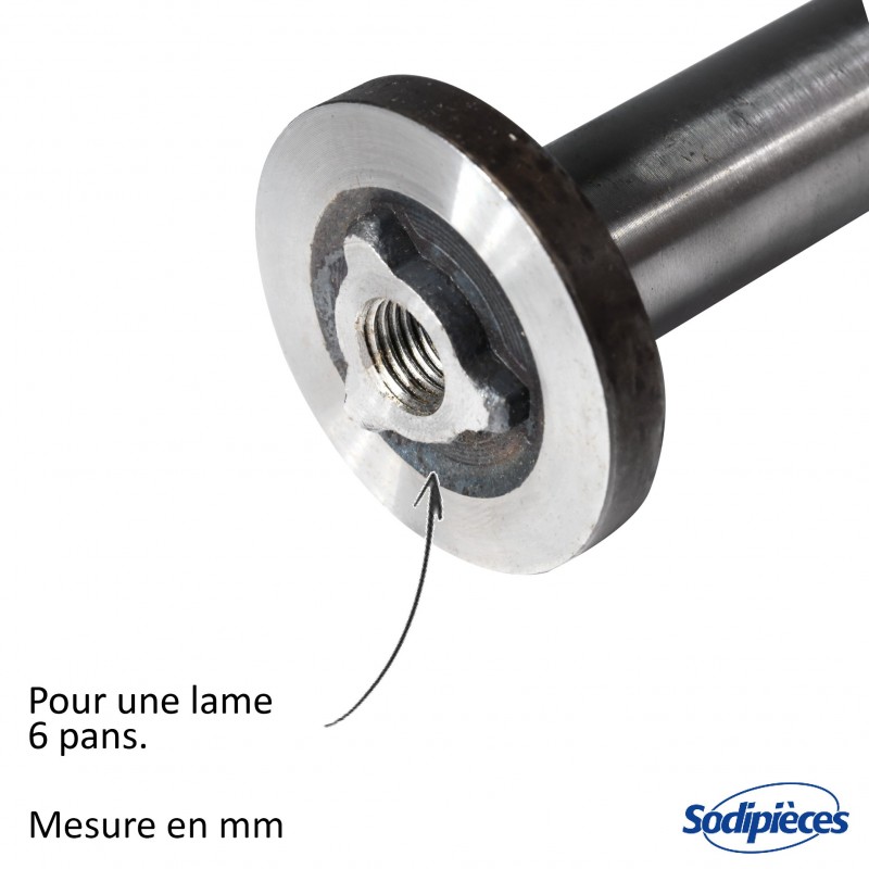 Arbre de palier pour MTD. Longueur 117 mm