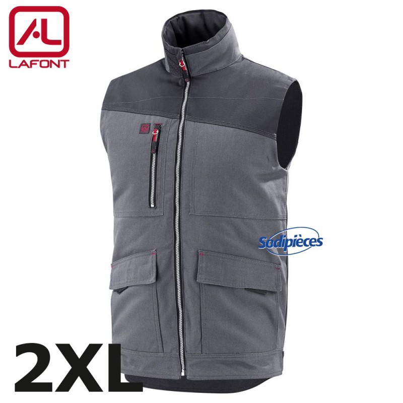 Gilet doublé sans manches HAMMER Lafont. Taille 2XL