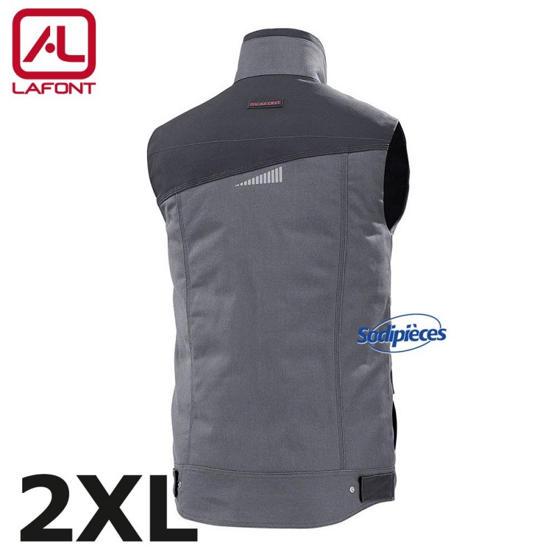 Gilet doublé sans manches HAMMER Lafont. Taille 2XL