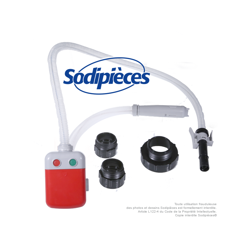 Pompe de transfert carburant 11 LPM à batteries TRFA01