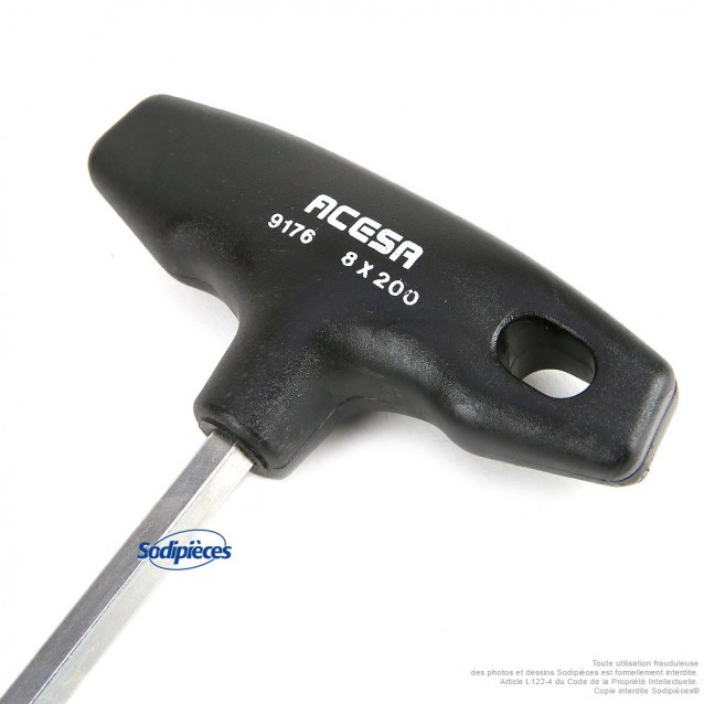 Tournevis mâle Acesa 6 pan. 8 x 200 mm