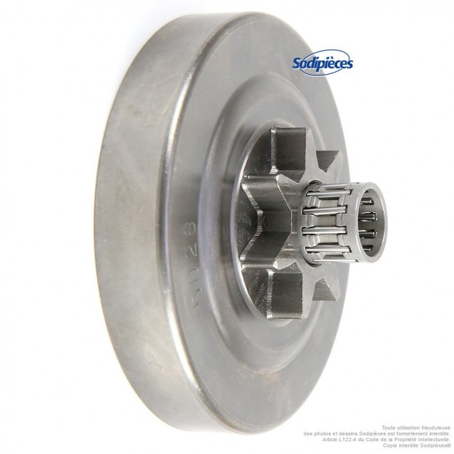 Pignon étoile 3/8, 7 dents pour Dolmar, Makita