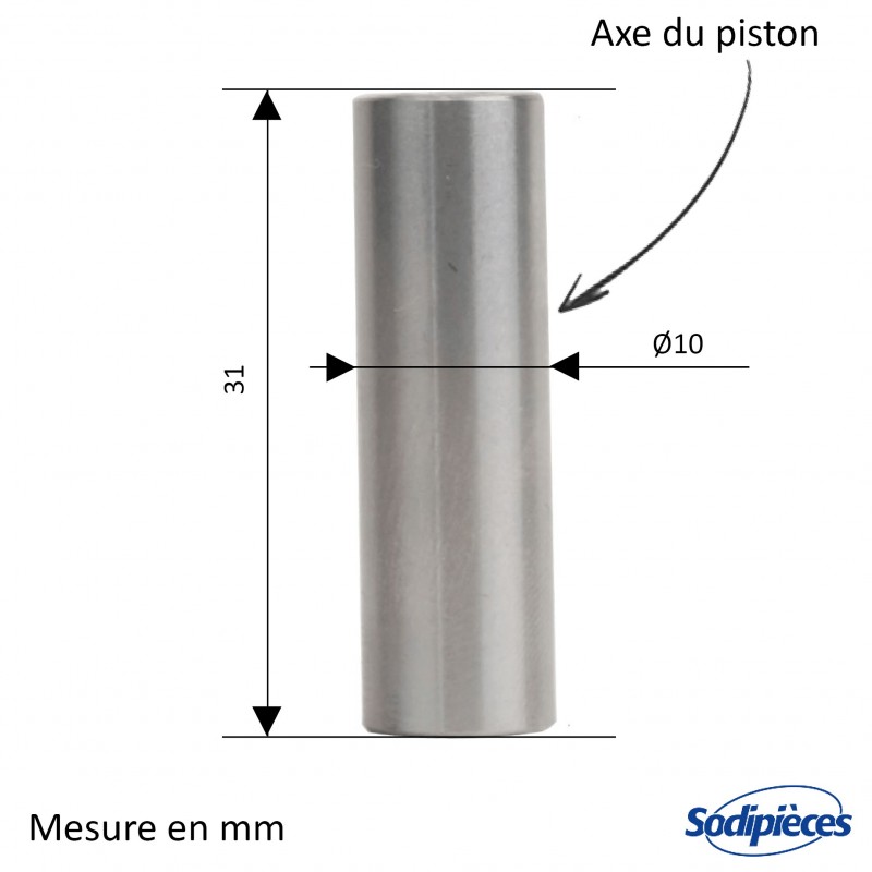 Cylindre piston adaptable pour Stihl MS261. 1141 020 1200