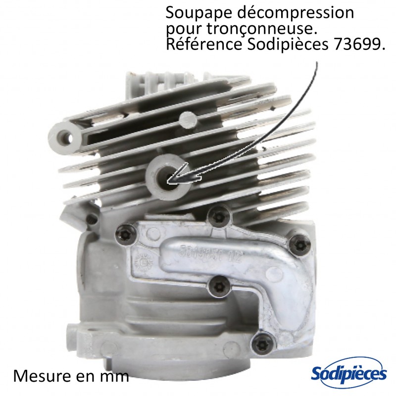 Cylindre piston découpeuse pour Husqvarna K760 Ø 51 mm