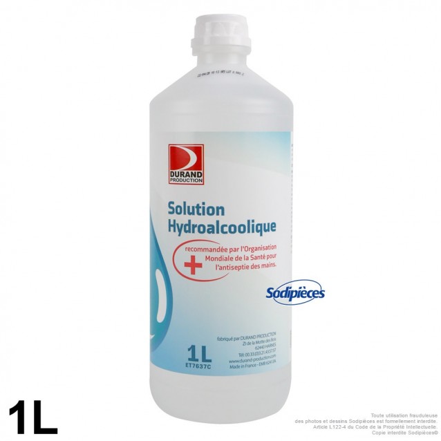 Solution hydro-alcoolique Unil Opal. bidon 1L