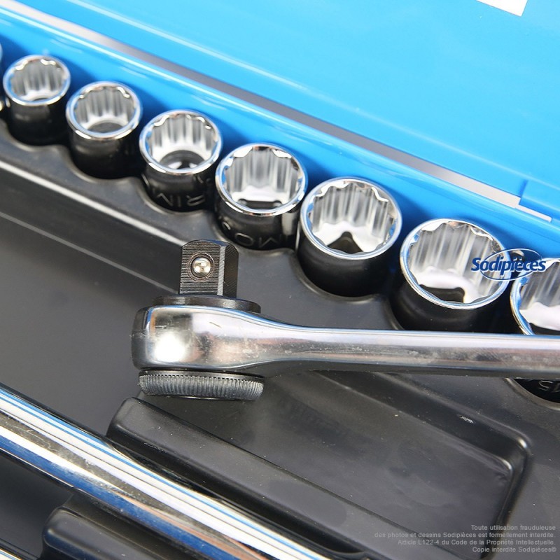 Coffret douilles 14 pièces 