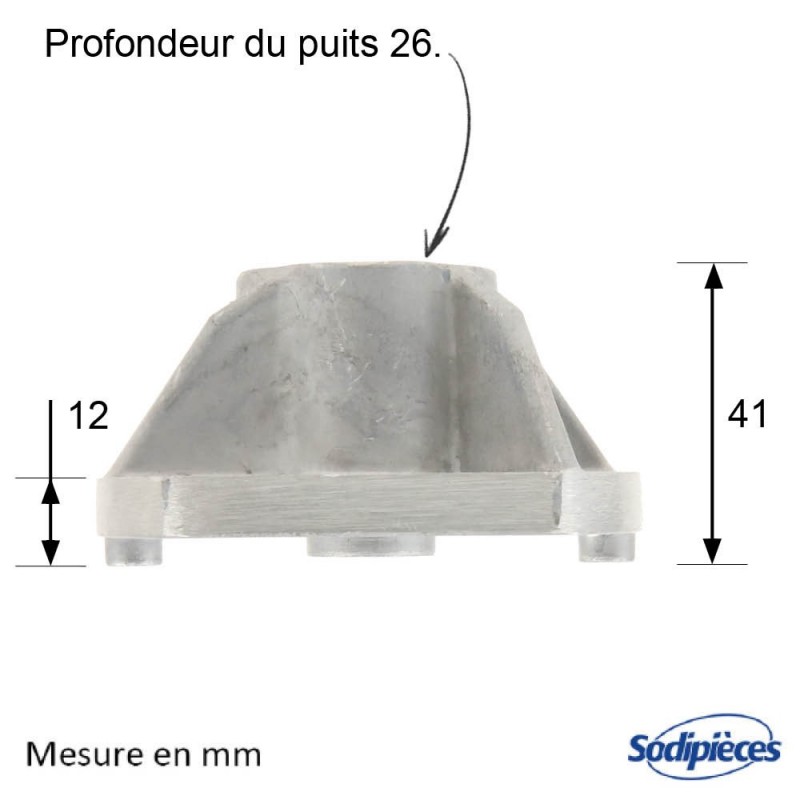 Support de lame pour Castelgarden N° 25463200/0